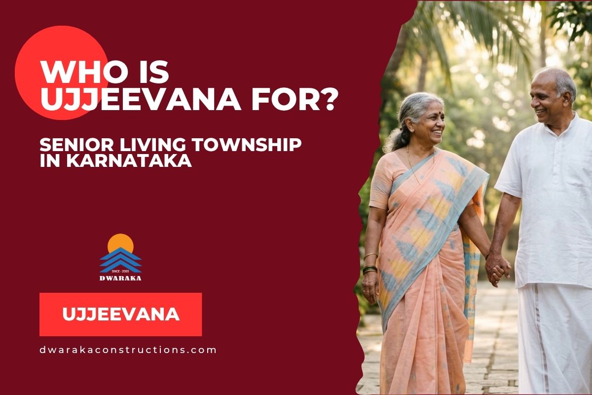 Ujjeevana is a RERA-approved senior living township in Kemmara, Karnataka — built for independent seniors and families seeking peace of mind.